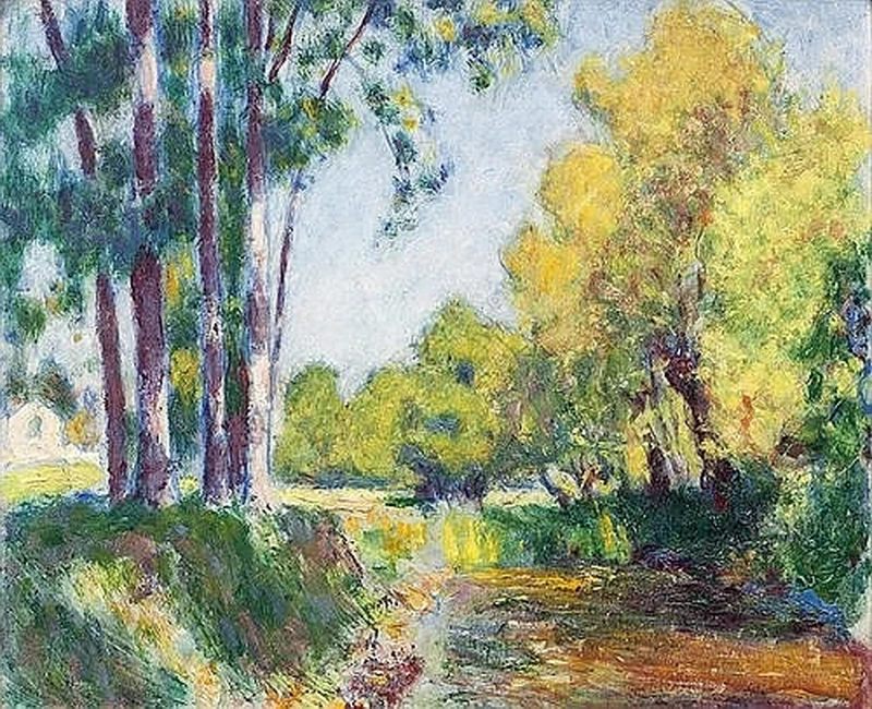 Paesaggio con alberi, Nueil - sur, Layon